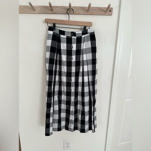 Who What Wear Buffalo Plaid Skirt 2